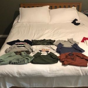 Lot of boys long sleeve t’shirts various brands